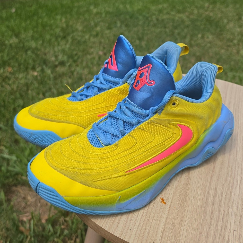 Nike Giannis Immortality 2 Citron Tint Blue Pink DM0825-800 Basketball Shoes